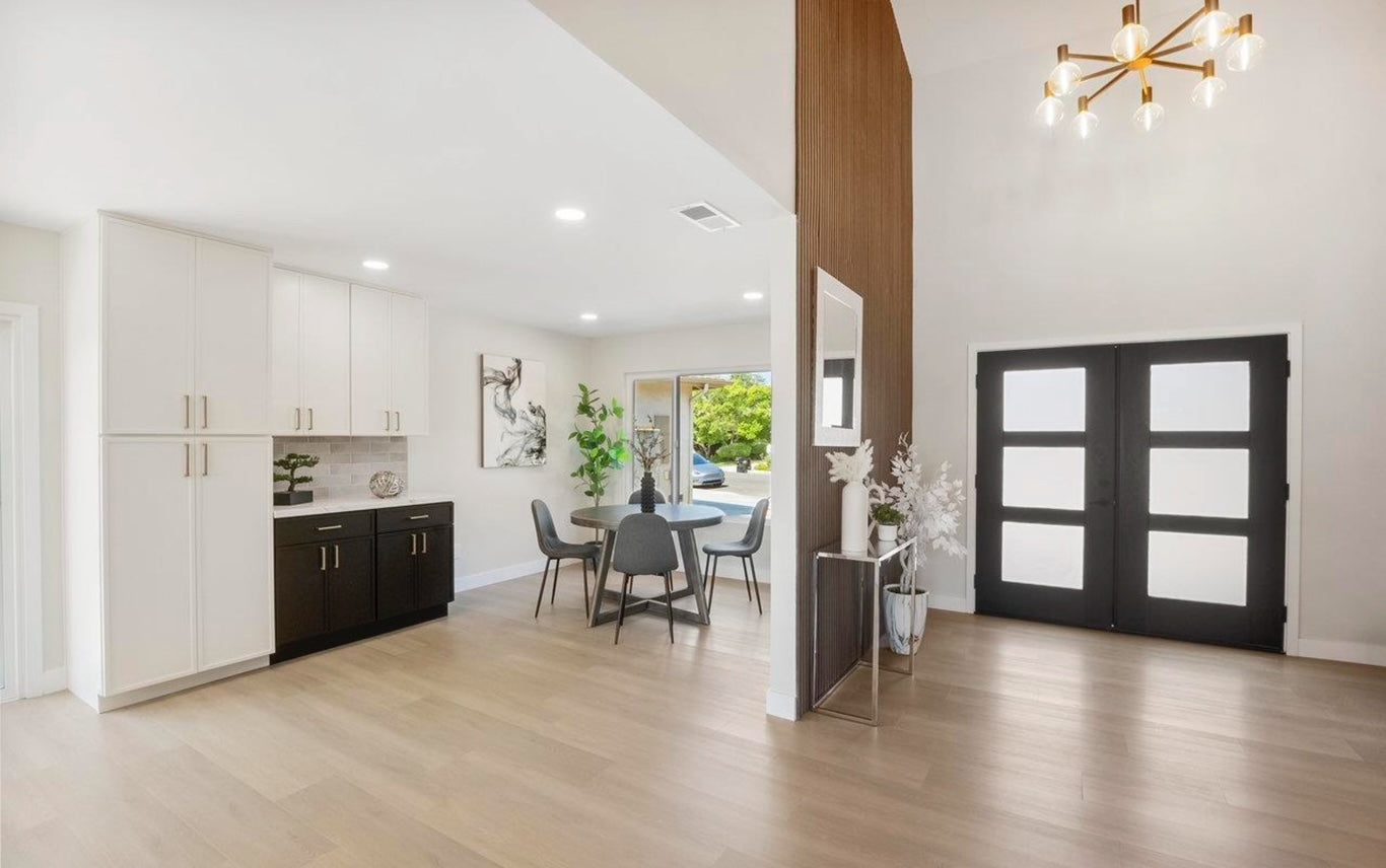 Tri-veneer wood slat wall panel 118.1 inch length