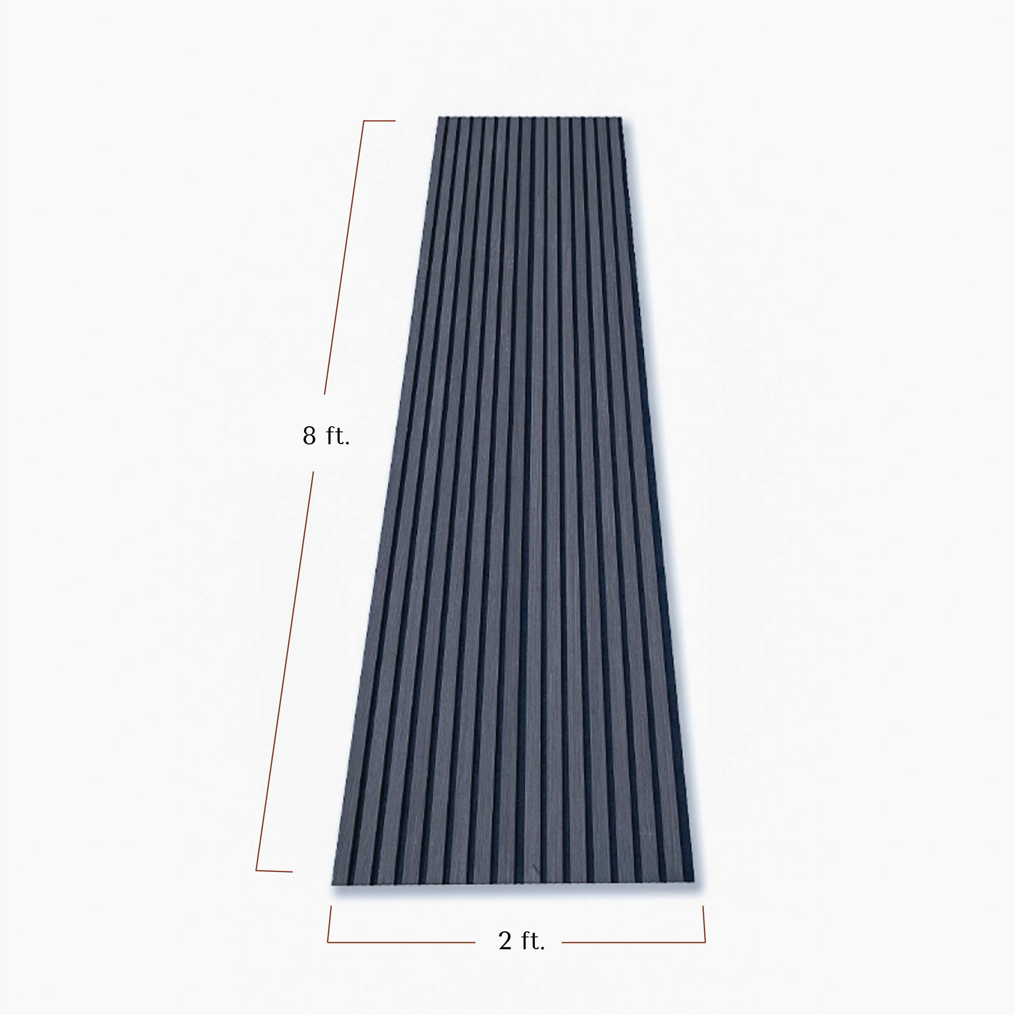 Premium 3-Sided Wood Veneer Acoustic Slat Wall Panel | Up to 10' Long