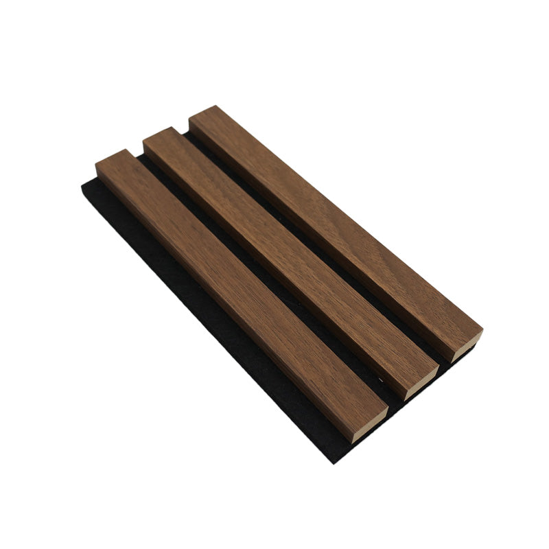 Premium 3-Sided Wood Veneer Acoustic Slat Wall Panel | Up to 10' Long