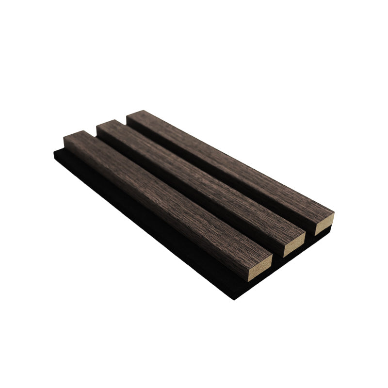 Premium 3-Sided Wood Veneer Acoustic Slat Wall Panel | Up to 10' Long