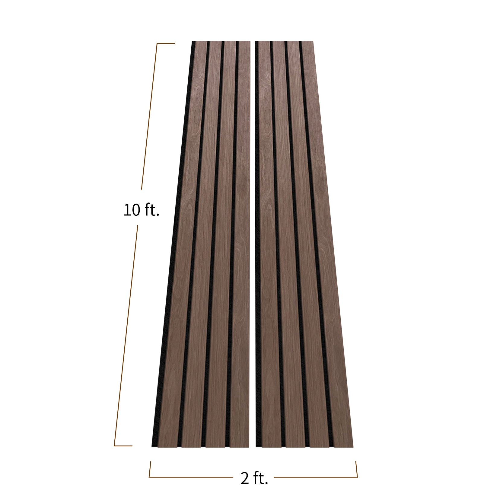 Sample Piece | Wide Wood Slat Wall Panel