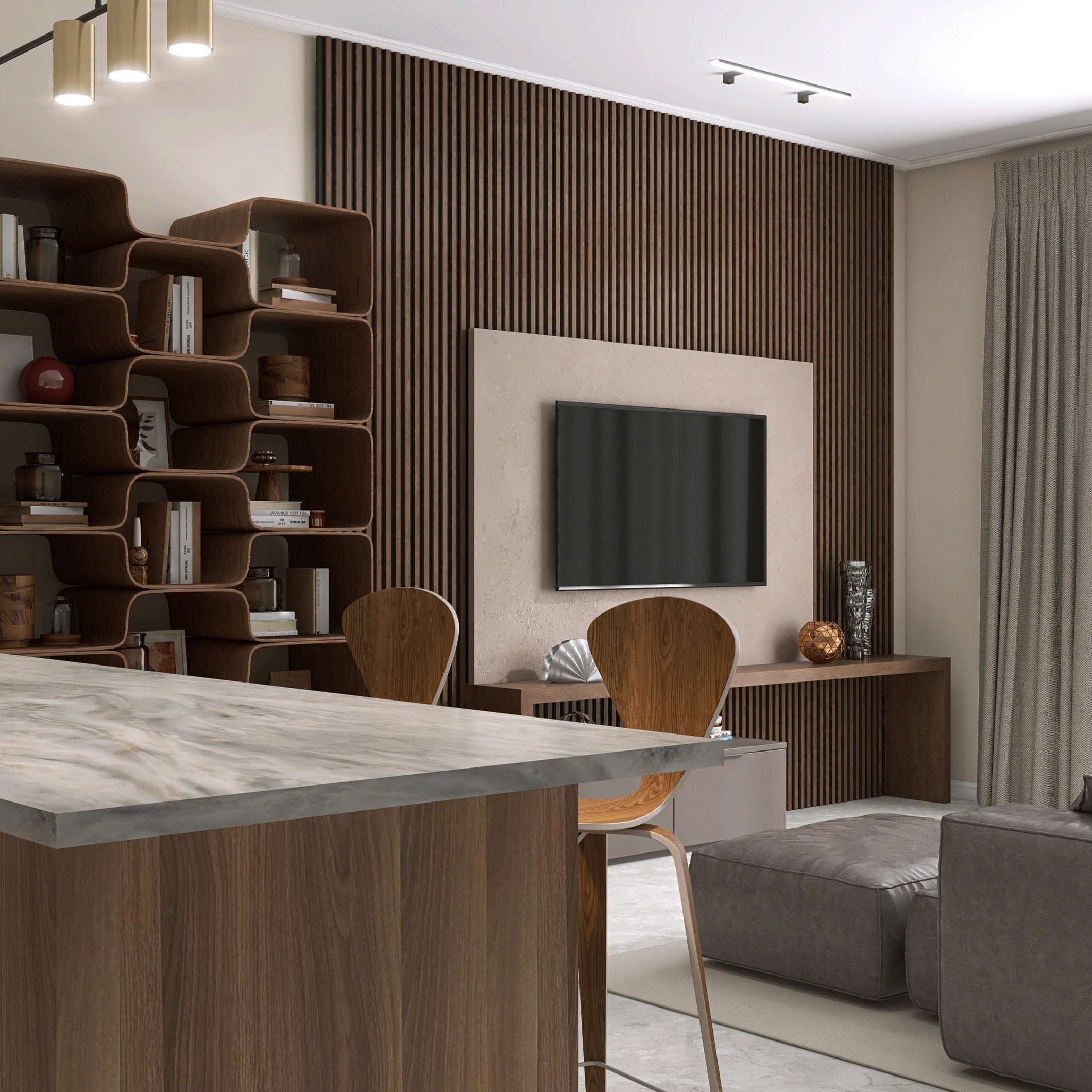 TriVeneer™ Walnut Wall Panel