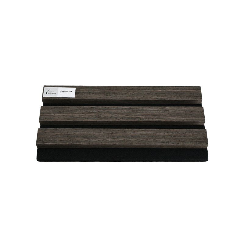 Sample Piece | Premium 3-Sided Wood Veneer Acoustic Slat Wall Panel