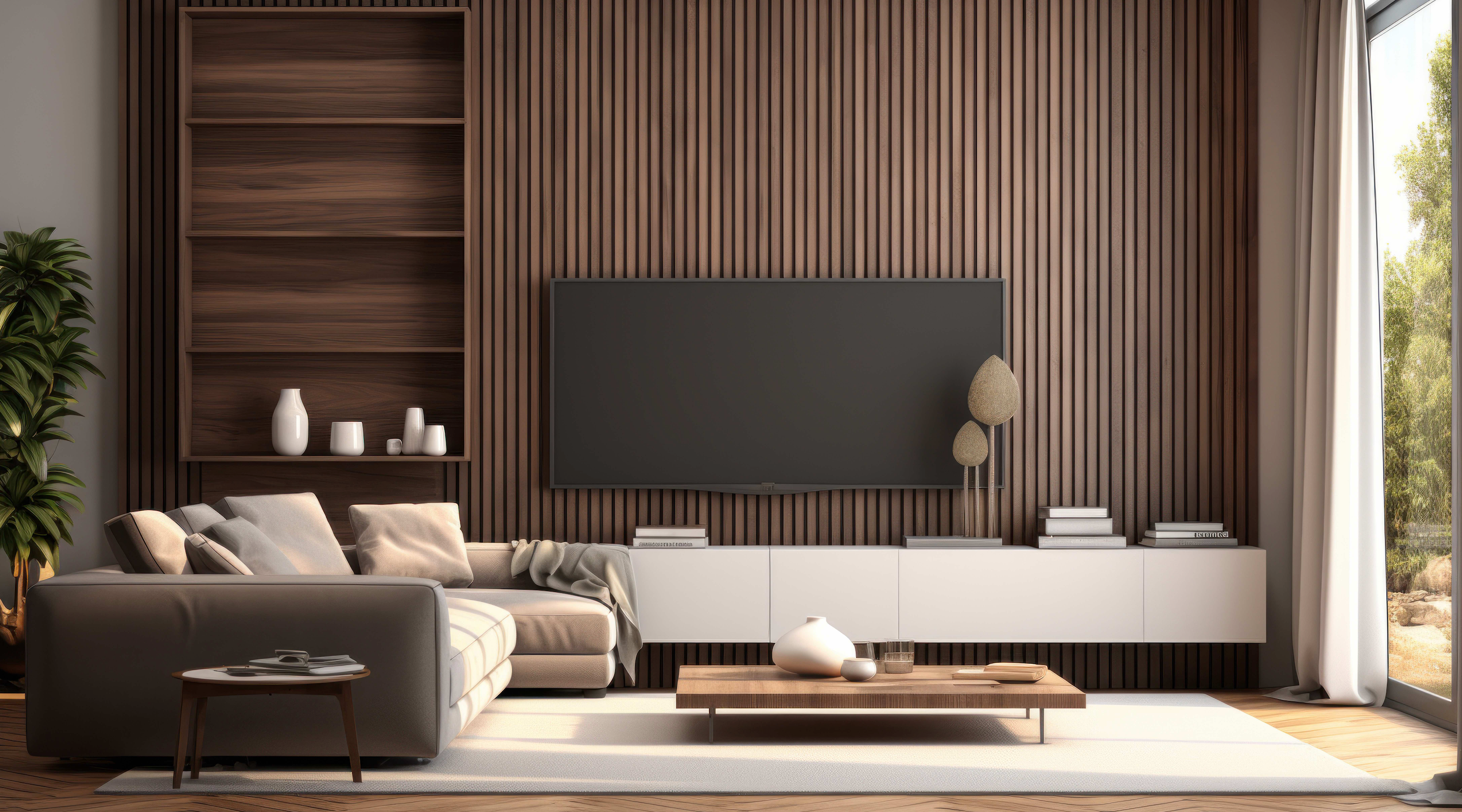 TriVeneer™ Walnut Wall Panel