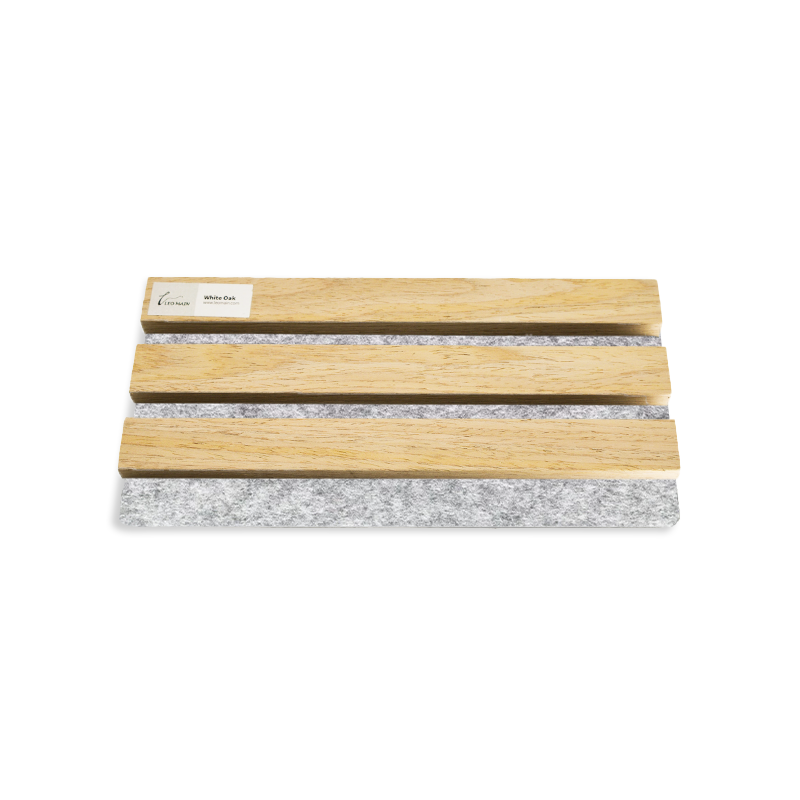 Sample Piece | Premium 3-Sided Wood Veneer Acoustic Slat Wall Panel