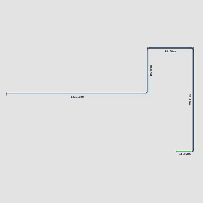 AluWood Exterior Panel Coverage - End Corner