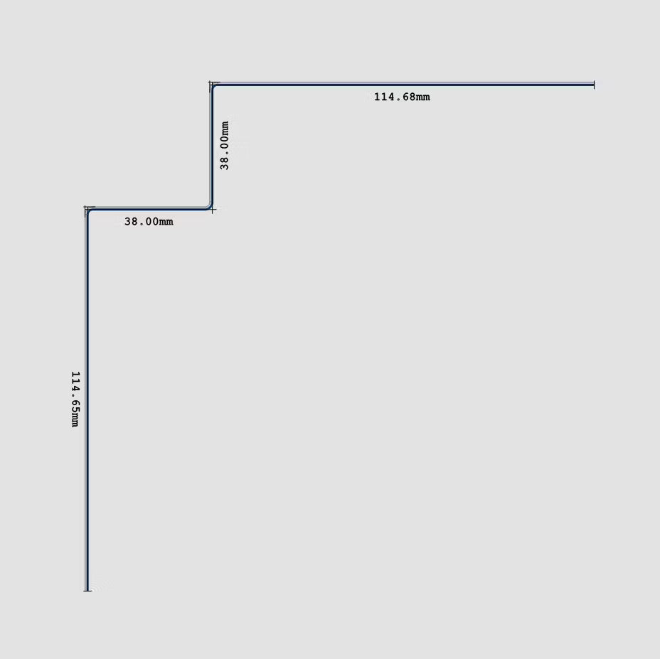 AluWood Exterior Panel Coverage - Inner Corner